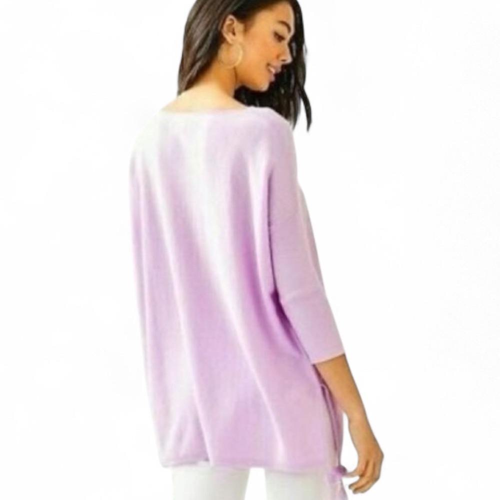 Lilly Pulitzer Elba Sweater in Lilac Freesi Sz XL - Picture 3 of 12